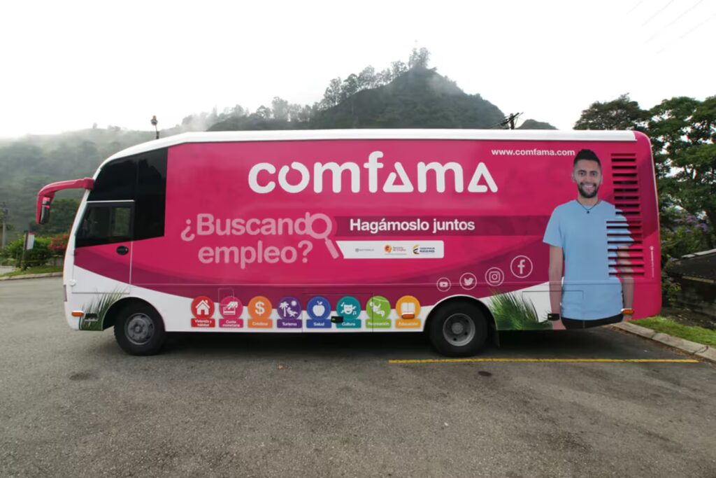 Marketing de experiencias: el poder de la Unidad Móvil 2 agencia movil de empleabilidad comfama